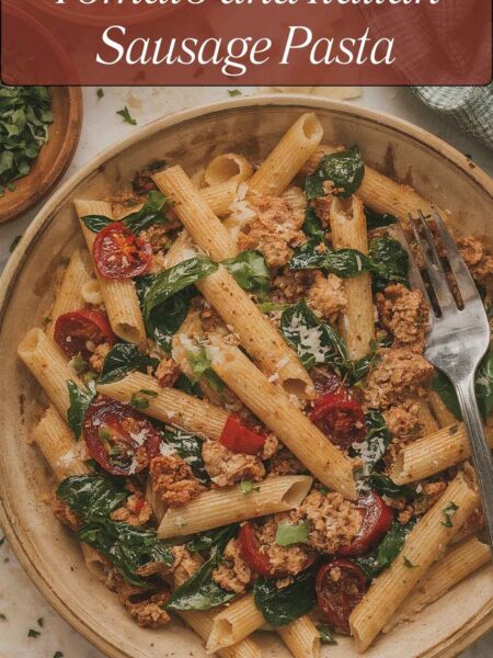 Creamy Sun-Dried Tomato and Italian Sausage Pasta