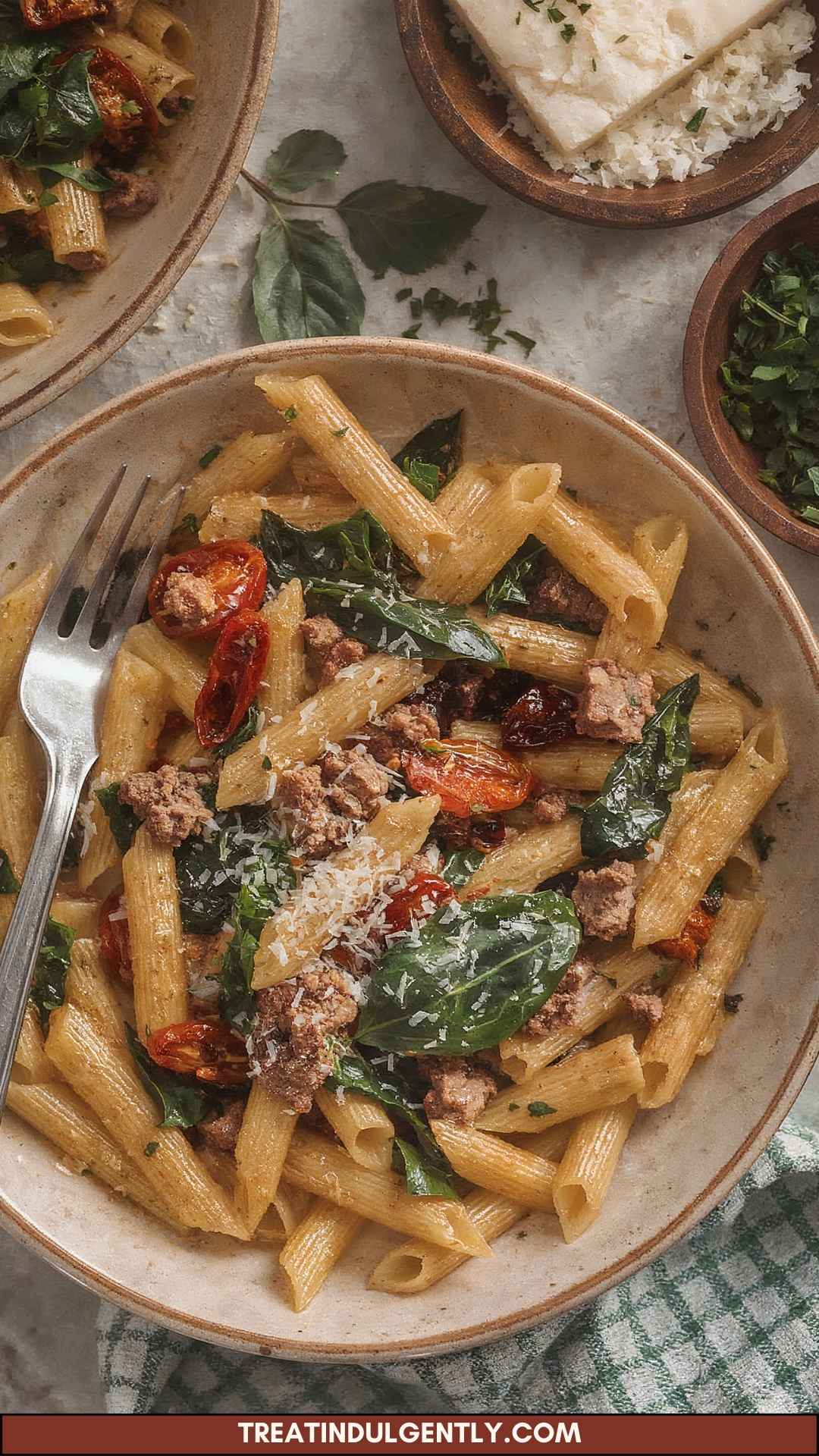 How to Make Creamy Sun-Dried Tomato and Italian Sausage Pasta How to Make Creamy Sun-Dried Tomato and Italian Sausage Pasta