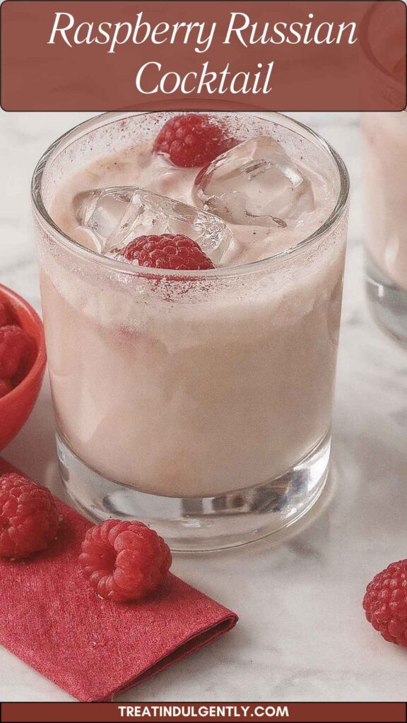 Raspberry Russian Cocktail
