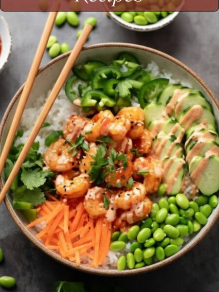 Asian Shrimp Bowls Recipes