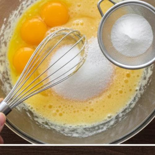 Step 2: Whisking Egg Yolks and Sugar
