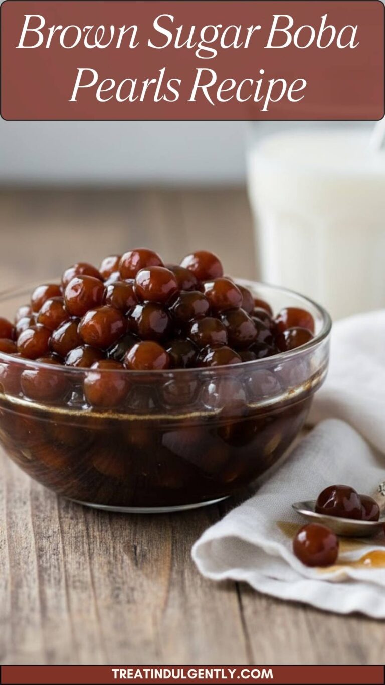 Brown Sugar Boba Pearls Recipe – Treat Indulgently