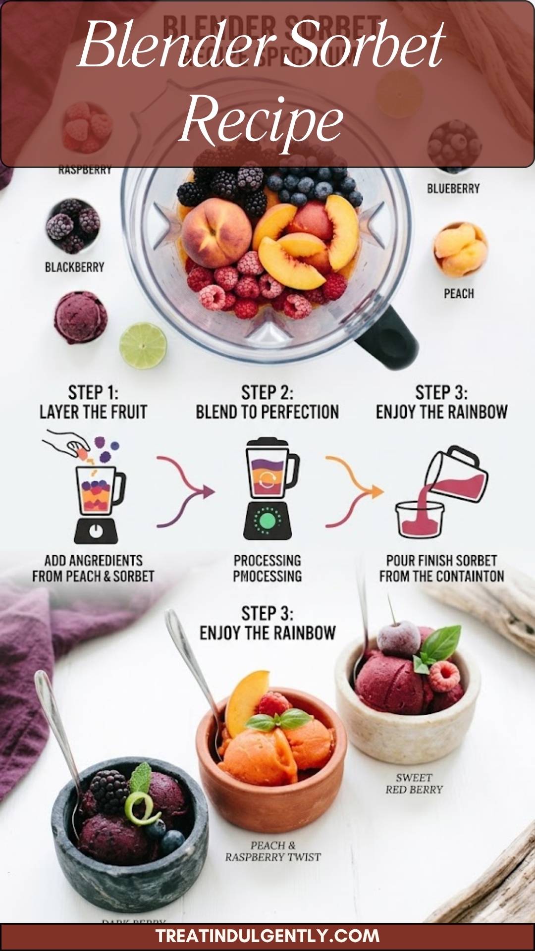 Blender Sorbet Recipe