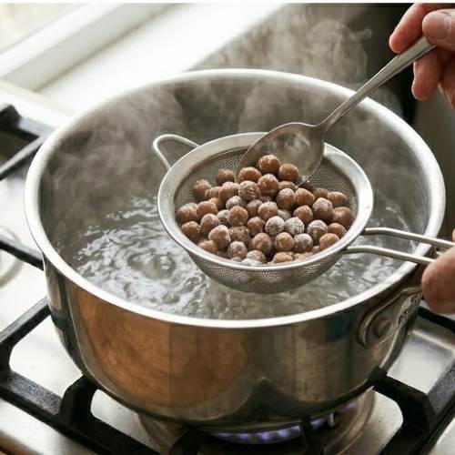 Step 4: Cook the Tapioca Pearls Step 4: Cook the Tapioca Pearls