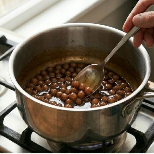 Step 5: Cook the Tapioca Pearls in Brown Sugar Step 5: Cook the Tapioca Pearls in Brown Sugar