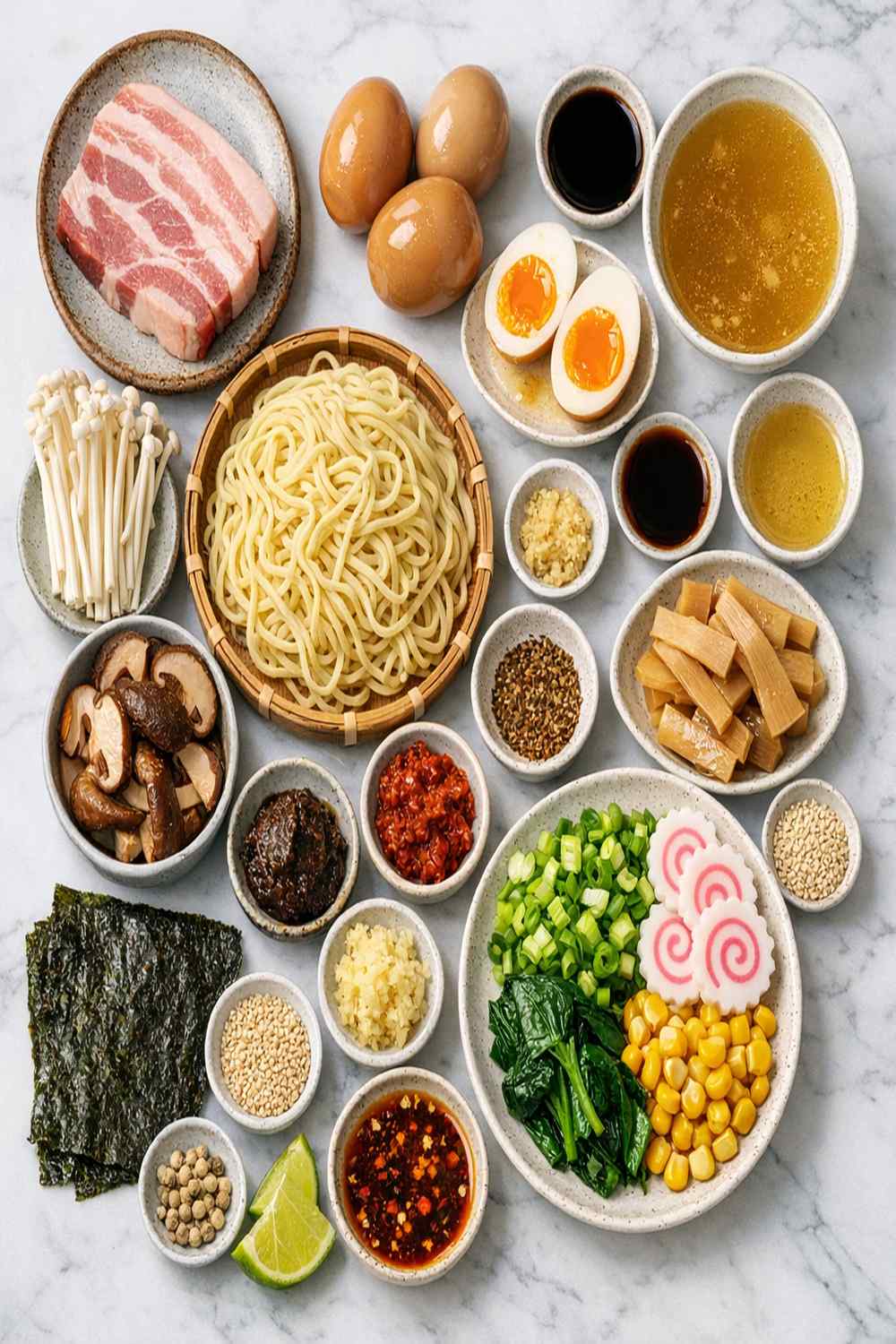 Authentic Ramen Recipe ingredients
