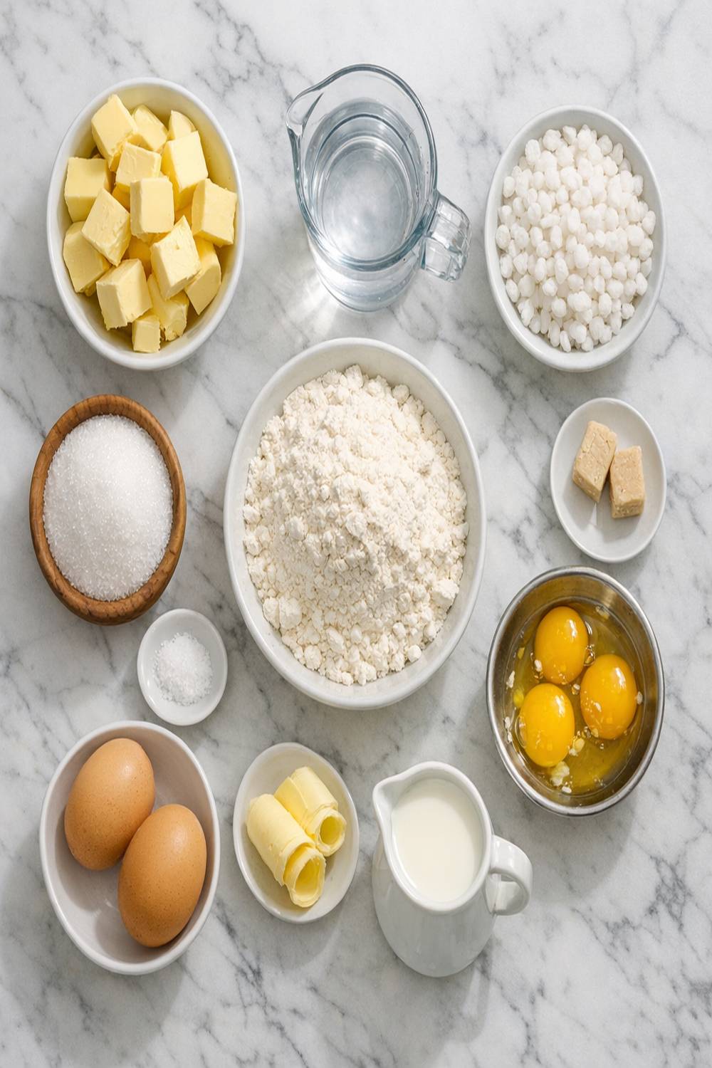 Chouquette Recipe ingredients