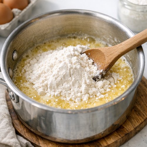 Step 3: Incorporate the Flour with Purpose