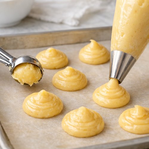 Step 6: Shape Your Chouquettes