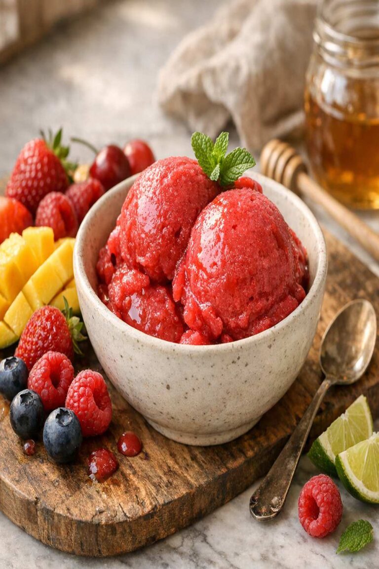 Blender Fruit Sorbet Recipe