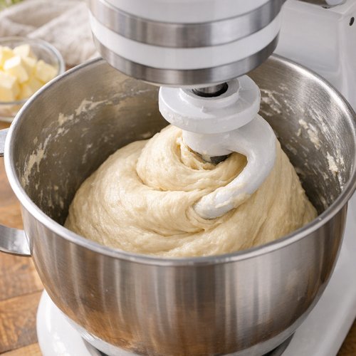Step 2: Knead for Gluten Development