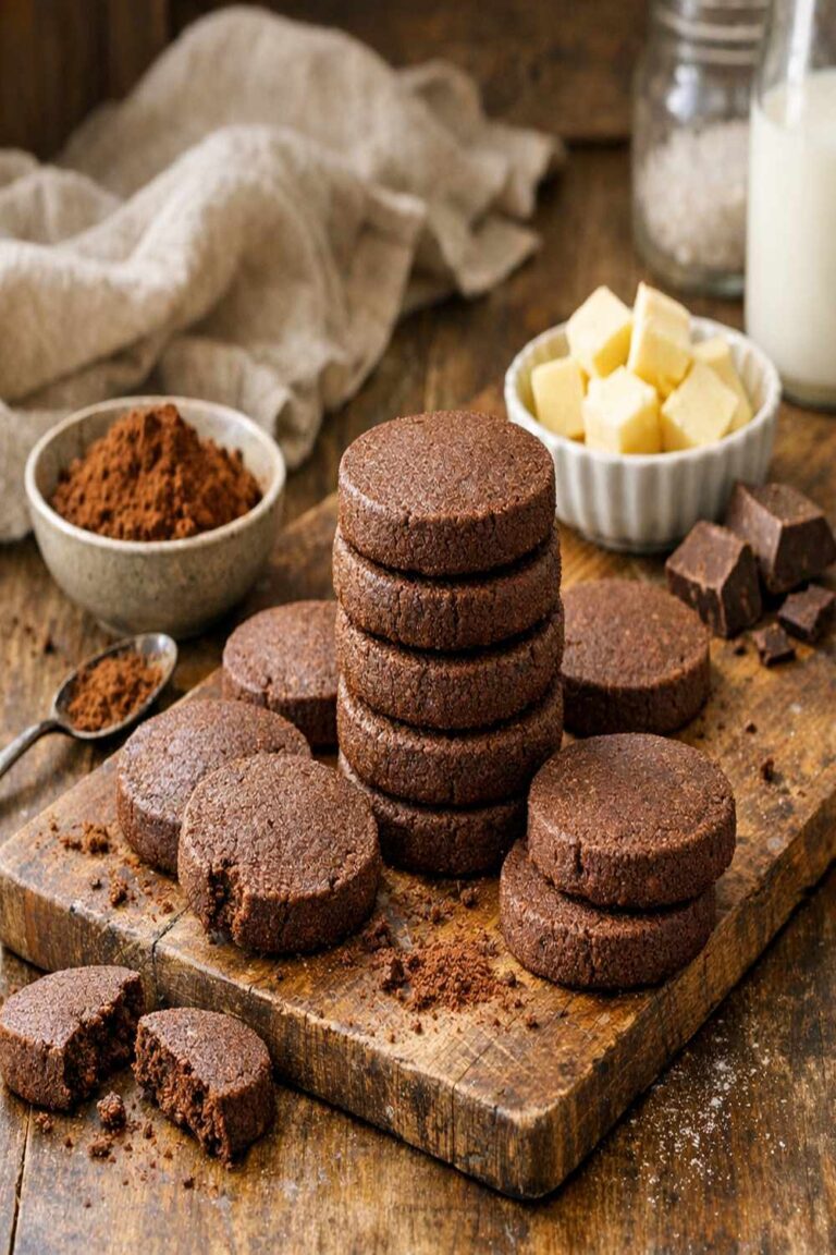 Cocoa Shortbread Cookie Recipe