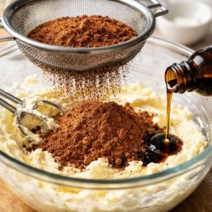 Cocoa Shortbread Cookie Recipe step 2