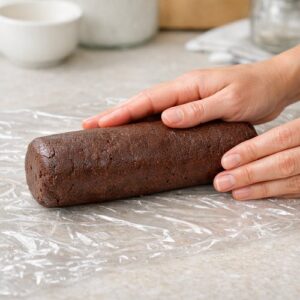 Cocoa Shortbread Cookie Recipe step 4