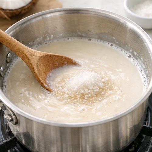 Step 3: Heat Your Coconut Mixture Gently