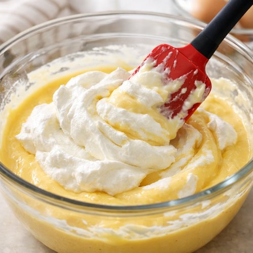 Step 9: Fold Cream into Custard at the Perfect Moment