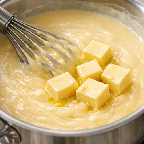 Step 7: Optional Butter Addition for Ultimate Silkiness